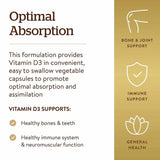Vitamin d3 125mcg 5000IU 120vcap - Solgar