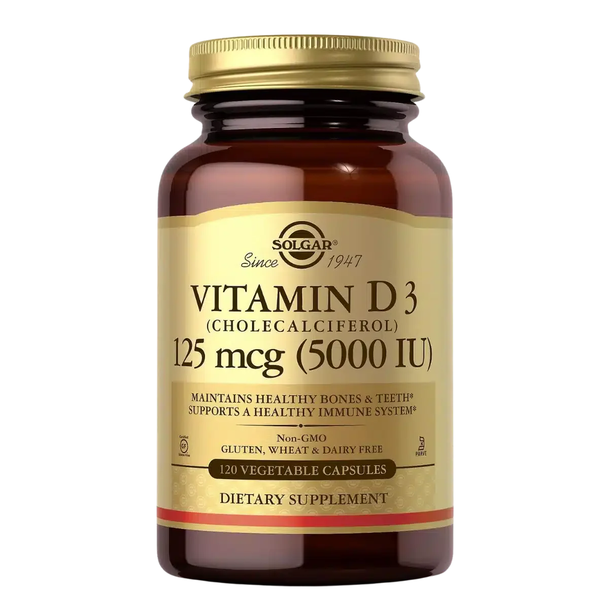 Vitamin d3 125mcg 5000IU 120vcap - Solgar
