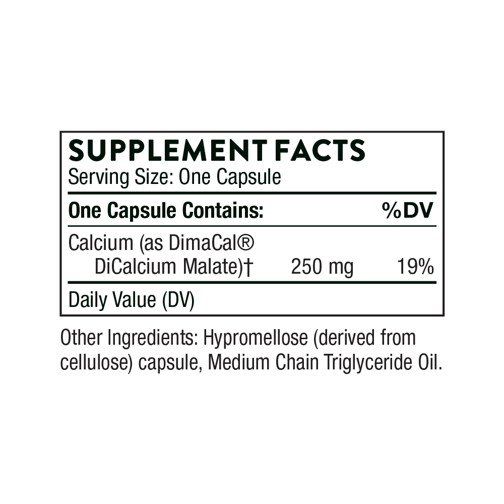 Calcium 120 Cápsulas - Thorne